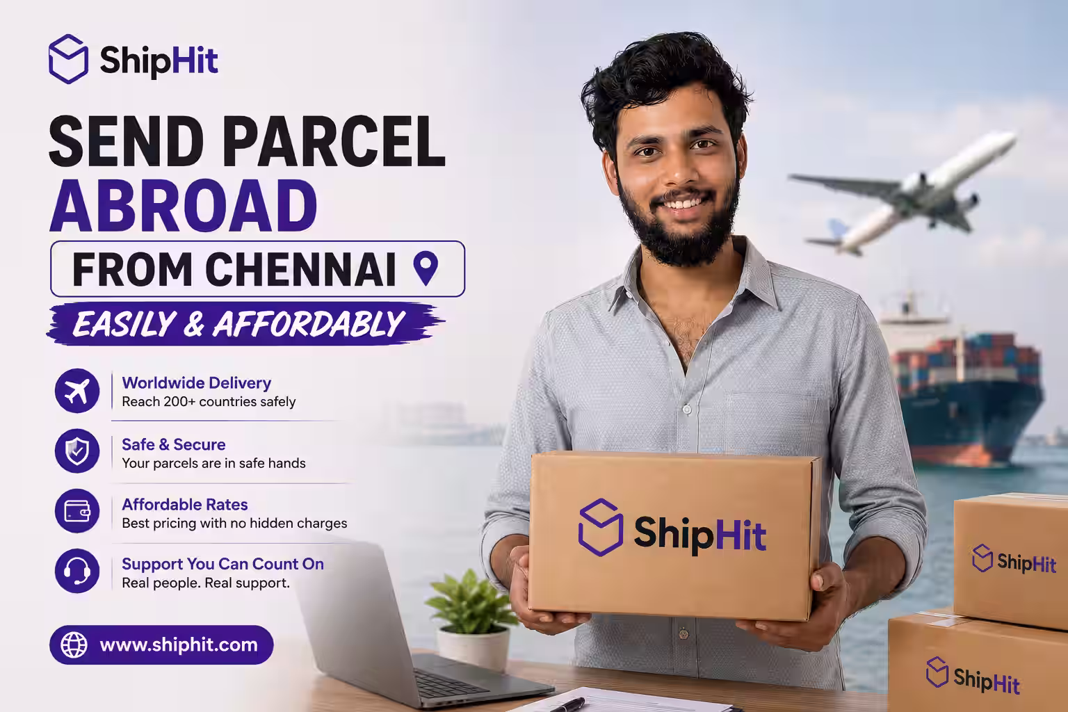 Send Parcel Abroad from Chennai Easily and Affordably