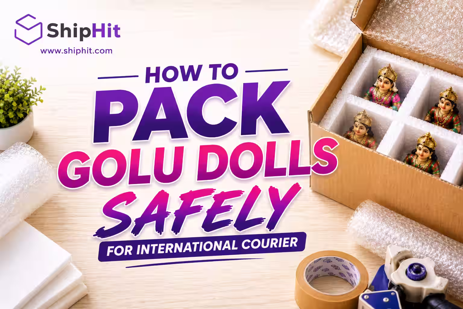International Courier for Golu Dolls: How to Pack Them Safely for Shipping Abroad