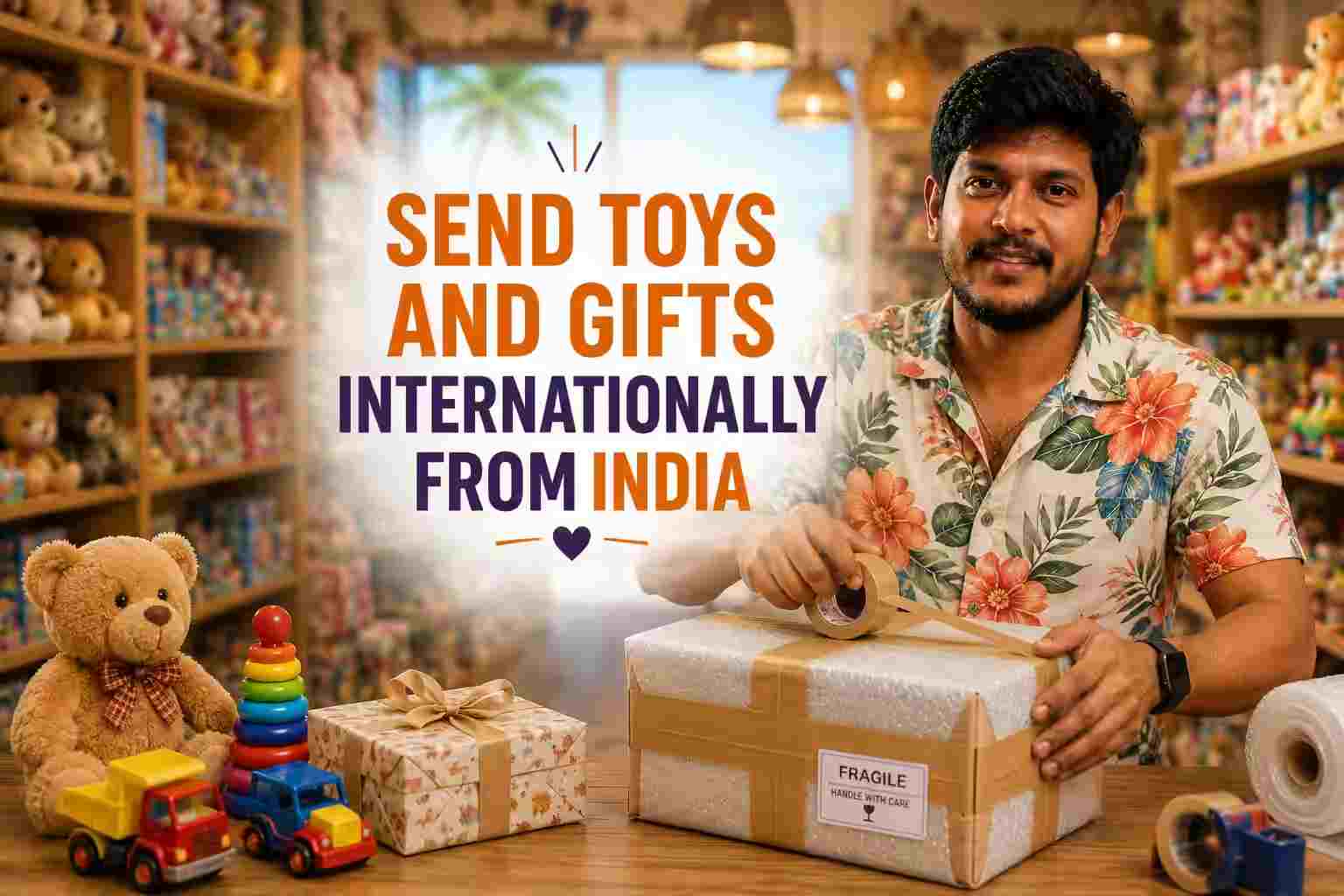 How to Send Toys & Gifts Internationally from India