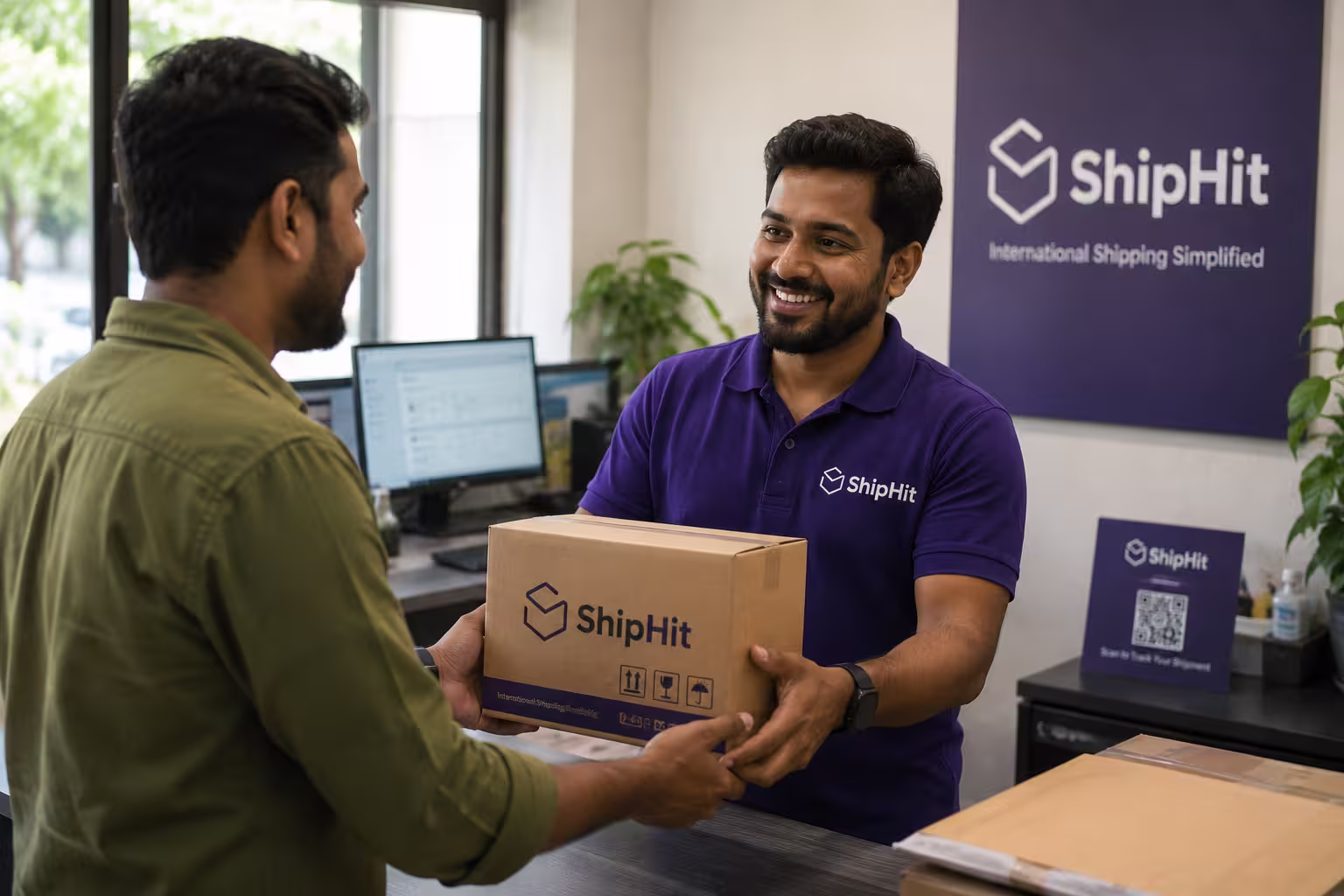 ShipHit customer-first international courier service — free professional packing and doorstep pickup from India